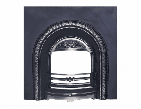HD Lombard Arch Black, cast iron insert, black and silver