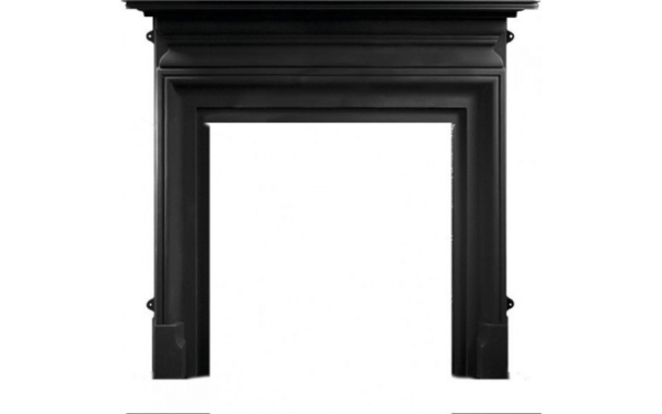 Elegant Fires, Gallery Palmerston 48" Black fireplace Mantel