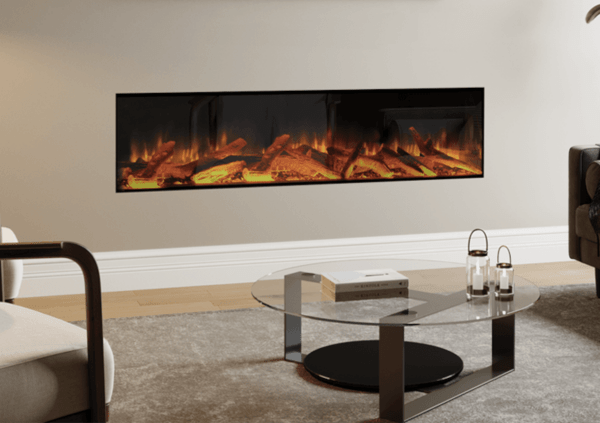 Stunning Volante 1800 built in electric fire in a classic feature wall configuration